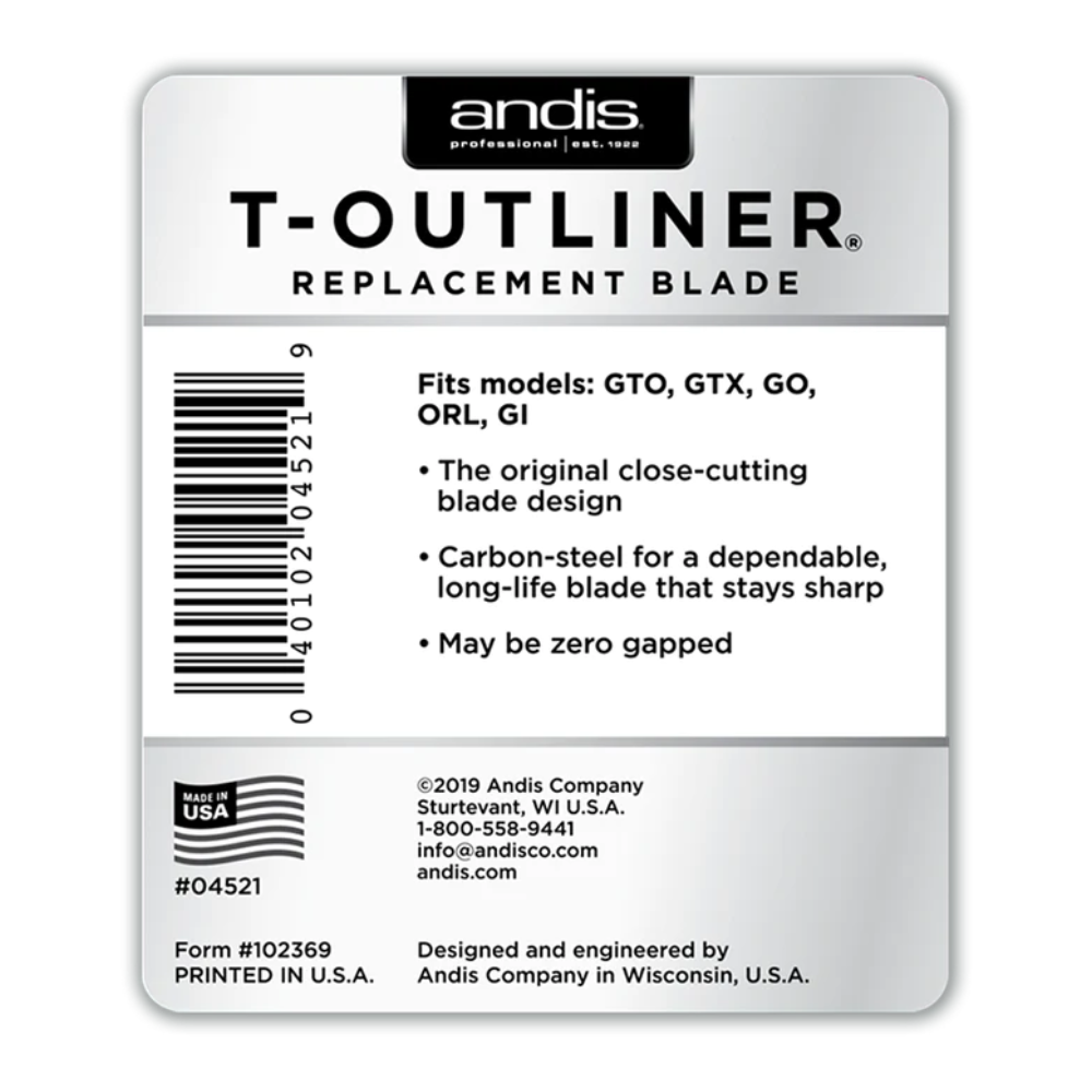 Andis T-Outliner Replacement Blade