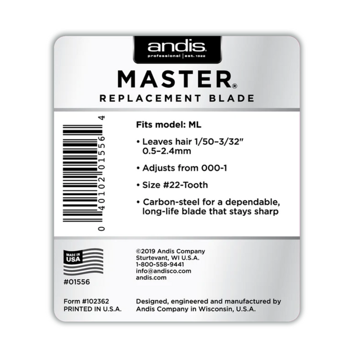 Andis Master 22-Tooth Replacement Blade