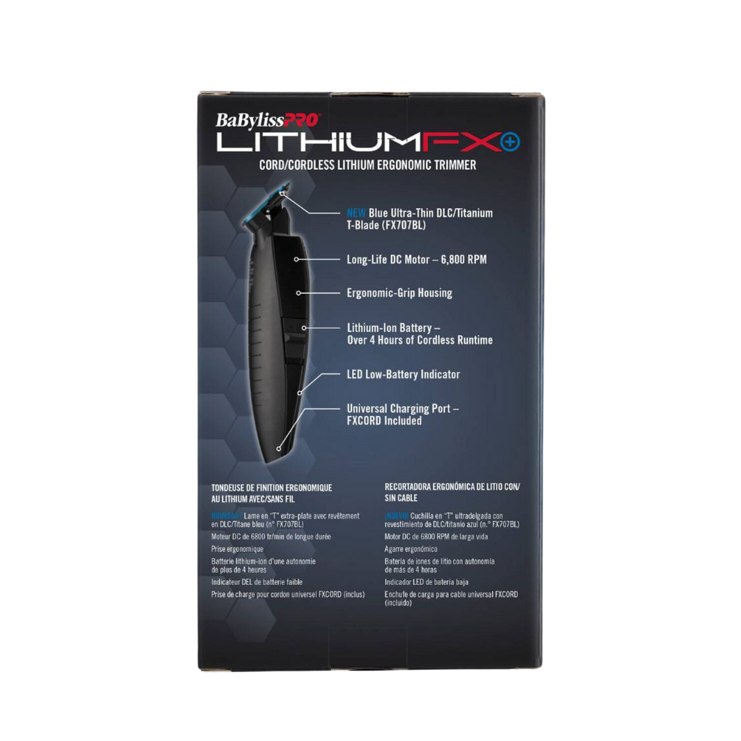 Recortadora BabylissPRO Edición limitada Matte Black LithiumFX