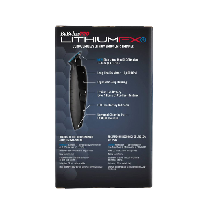 Recortadora BabylissPRO Edición limitada Matte Black LithiumFX