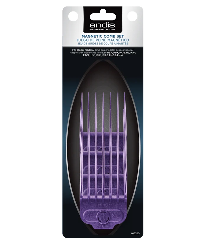 Andis Single Magnetic Large 4-Piece Comb Set (66320)