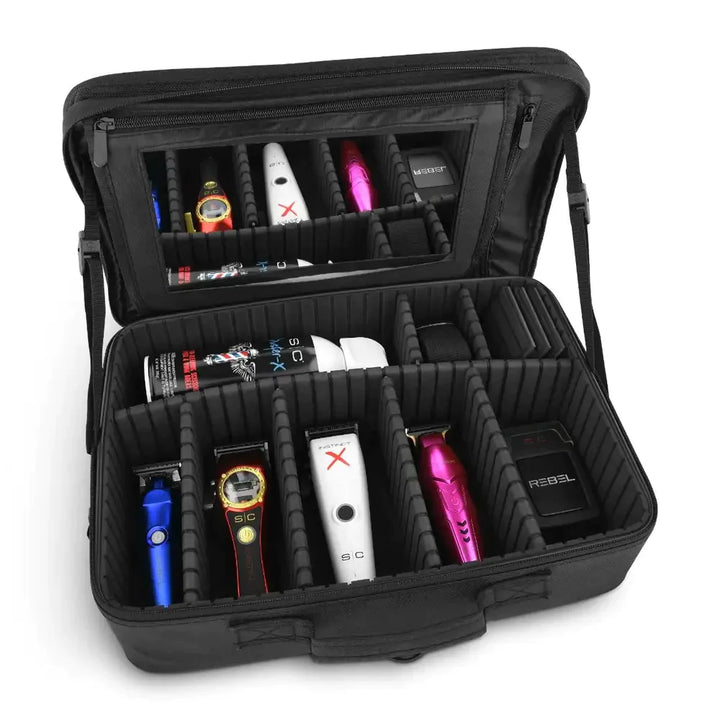 StyleCraft On-The-Go Barber/Stylist Tool Case w/ Mirror SC328B