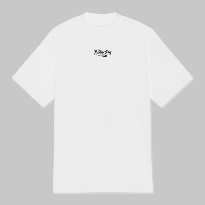 Barber Plug Camiseta de cuello redondo de peso pesado