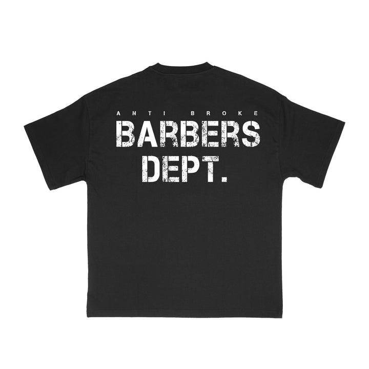 Camiseta del departamento de peluquería, color negro