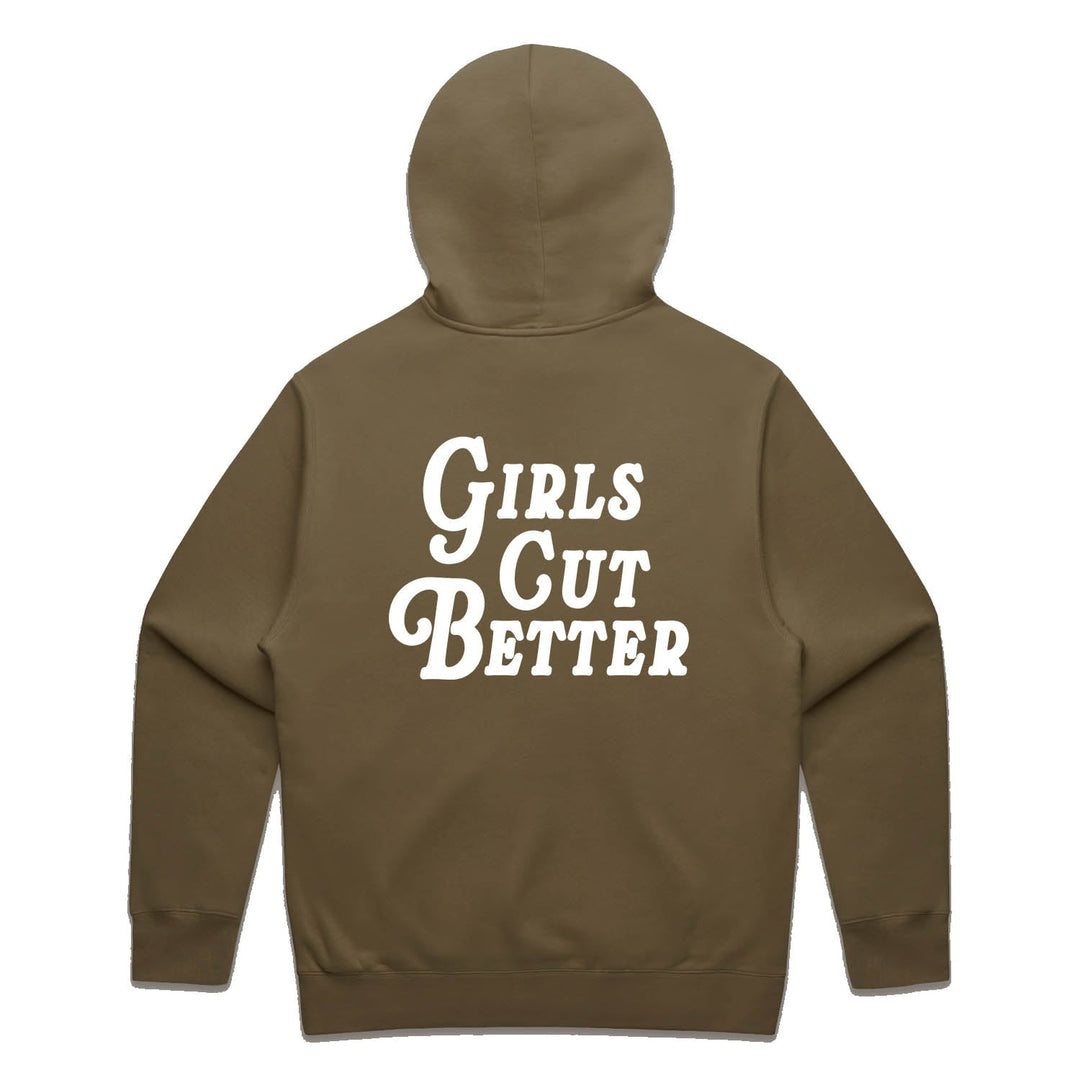 Sudadera Cut Better para niñas, color marrón