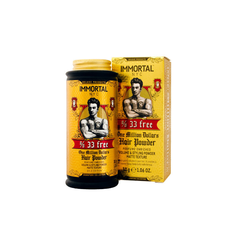 Polvo texturizador y voluminizador perfumado The One In A Million Dollars de Immortal NYC