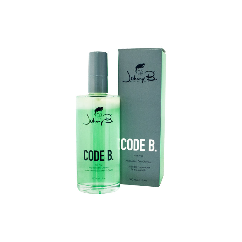 PREPARADOR PARA EL CABELLO JOHNNY B CODE B EN SPRAY DE 3,3 OZ