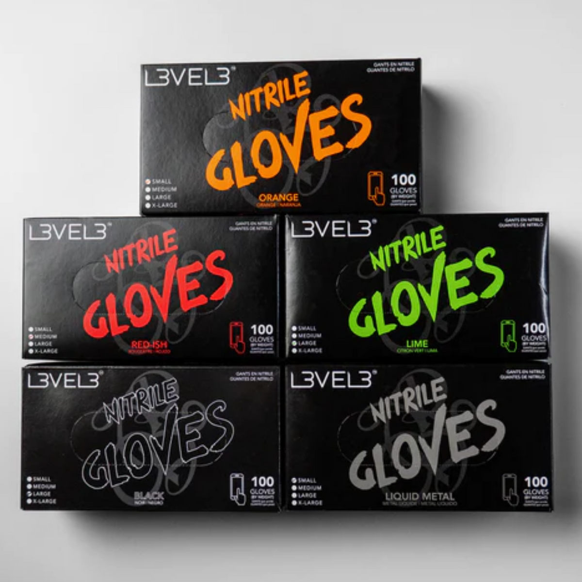LEVEL3 Gloves (ANY COLOR) Barber Plug Supply Co.
