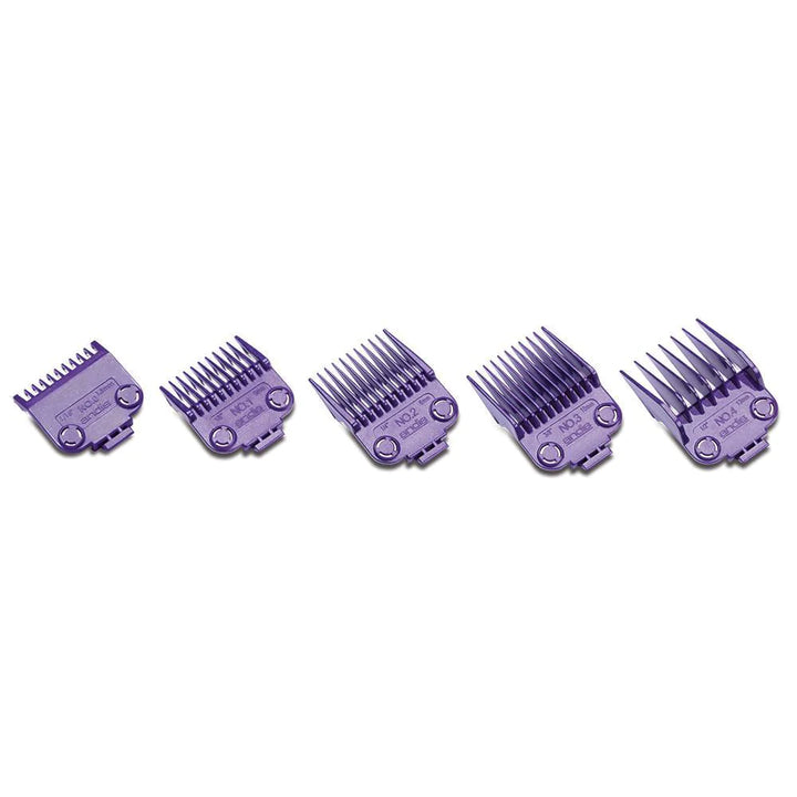 Andis Single Magnetic 5-Piece Comb Set- Sizes 0, 1, 2, 3, 4