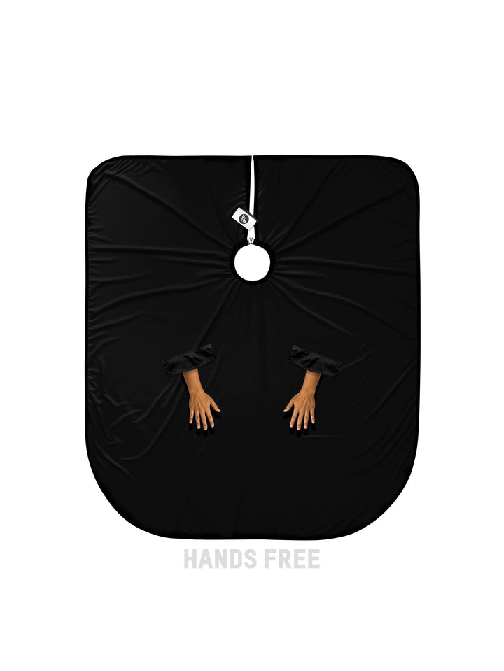 HANDS FREE Solid Black PRO Cape