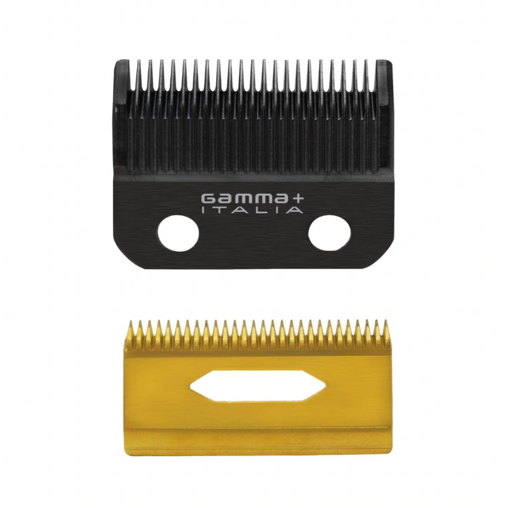 Cuchilla para cortadora Gamma+ con cuchilla cónica fija DLC y cortador de titanio dorado de dientes profundos