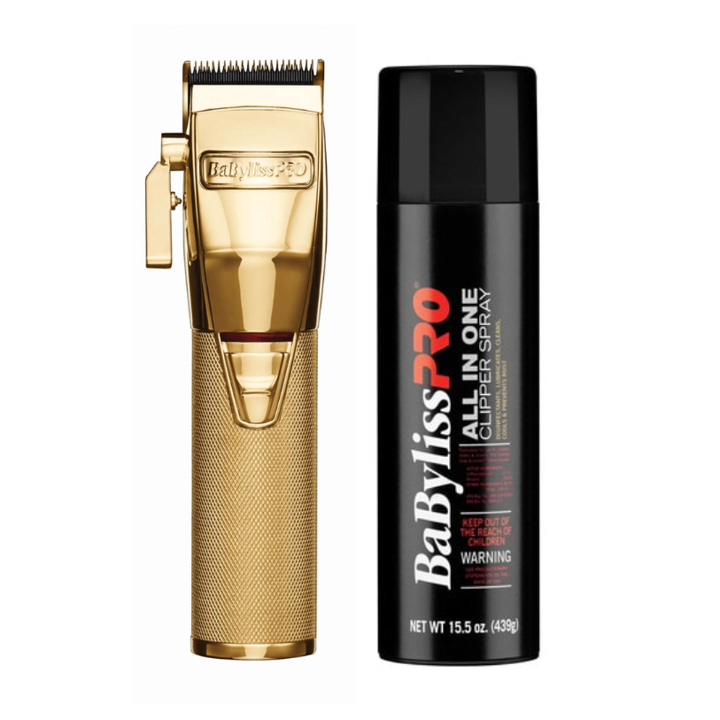 BaBylissPRO Metal Lithium Clipper - Gold