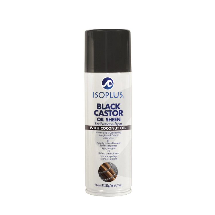 ISOPLUS BK/CASTOR OIL SHEEN 9 OZ