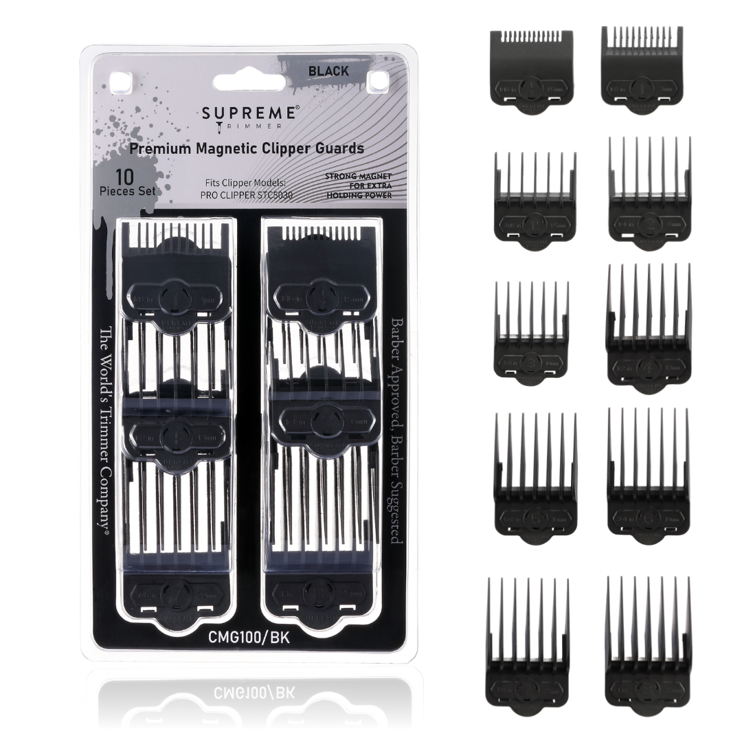 Magnetic/Clip Guards for Clippers (10 piece) CMG100