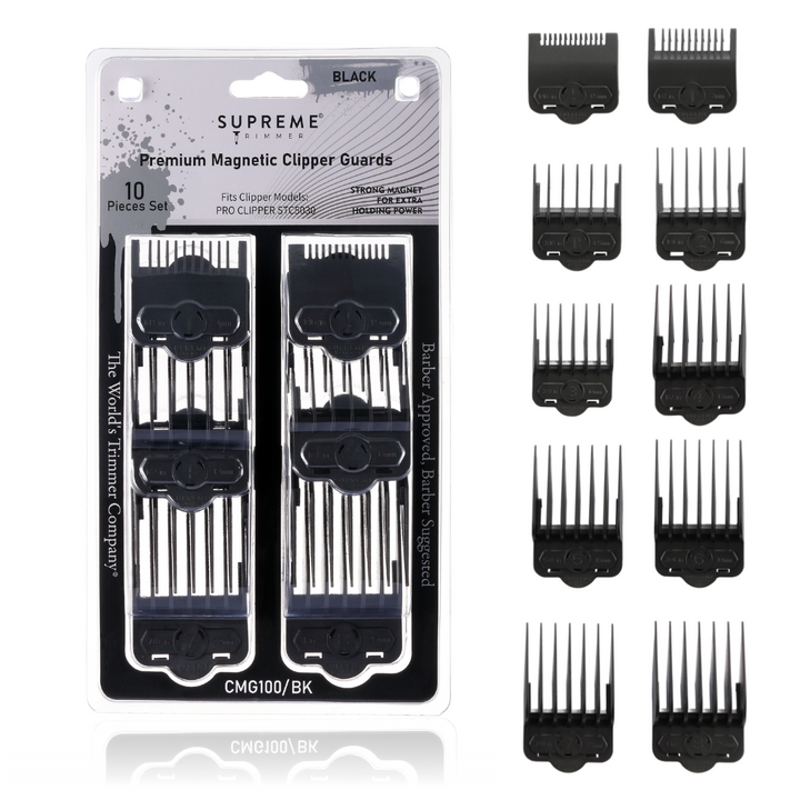 Magnetic/Clip Guards for Clippers (10 piece) CMG100