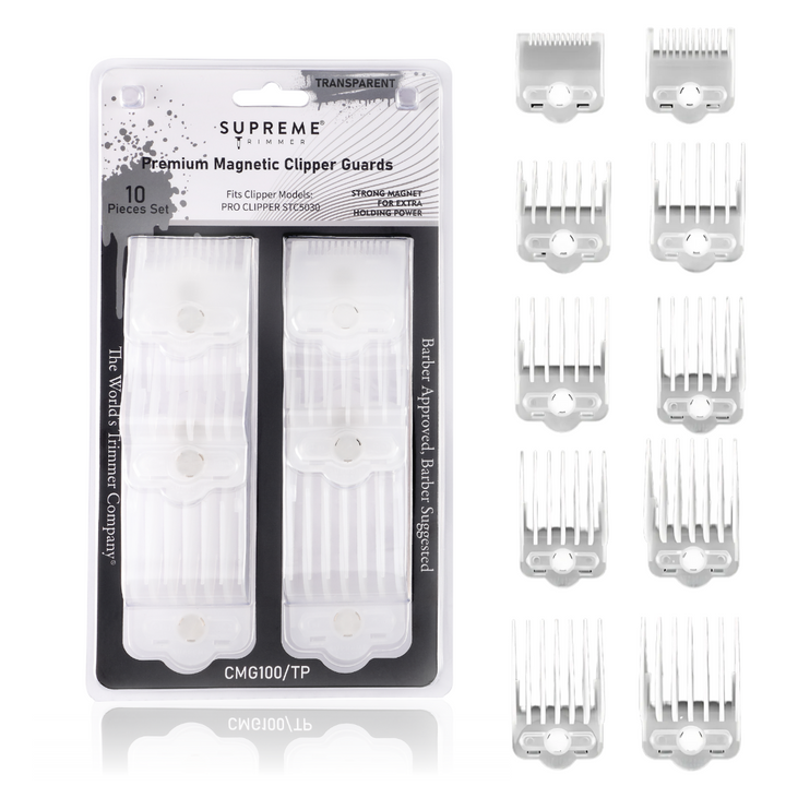 Magnetic/Clip Guards for Clippers (10 piece) CMG100