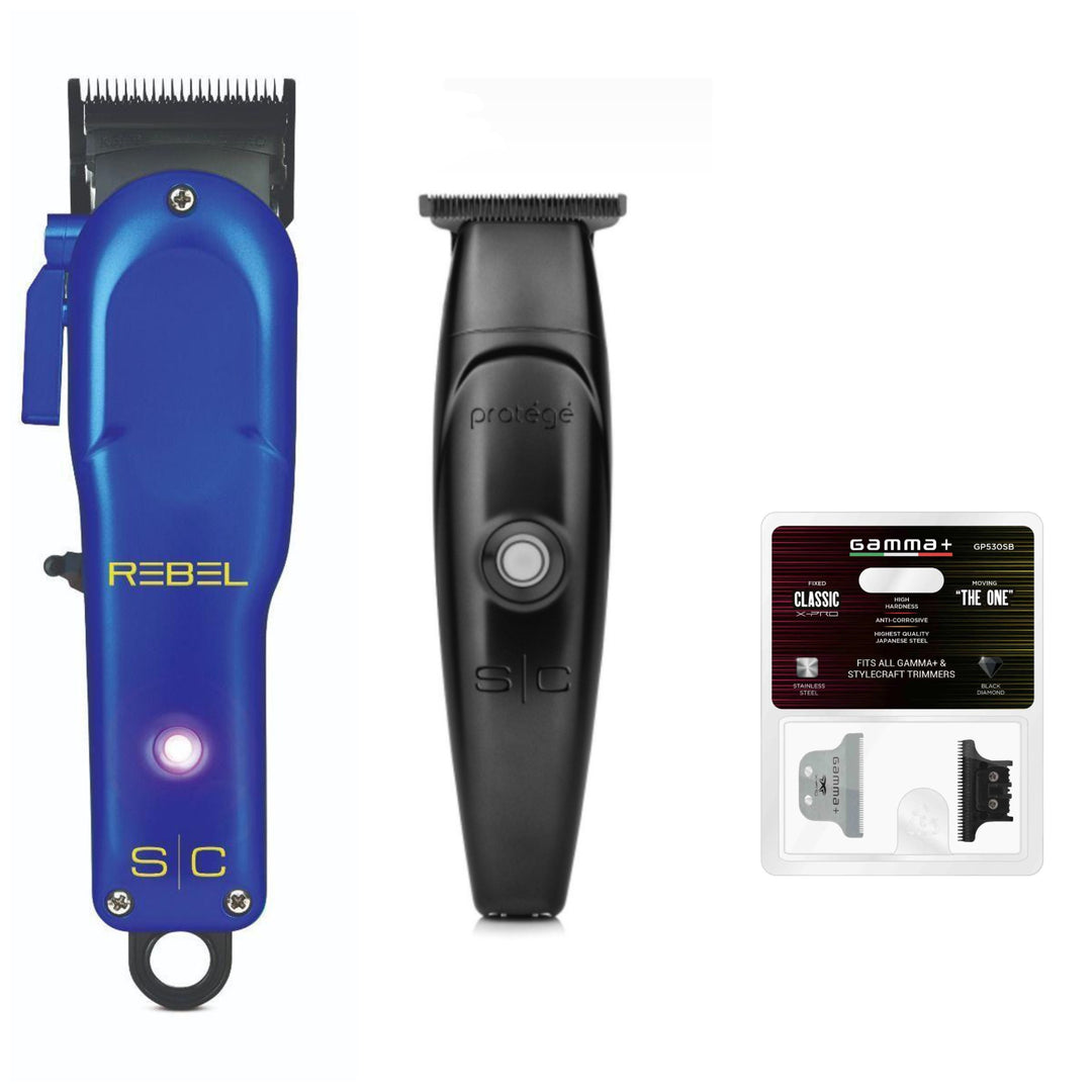 Gamma+ Boosted or StyleCraft Rebel Clipper + Protege Trimmer Combo