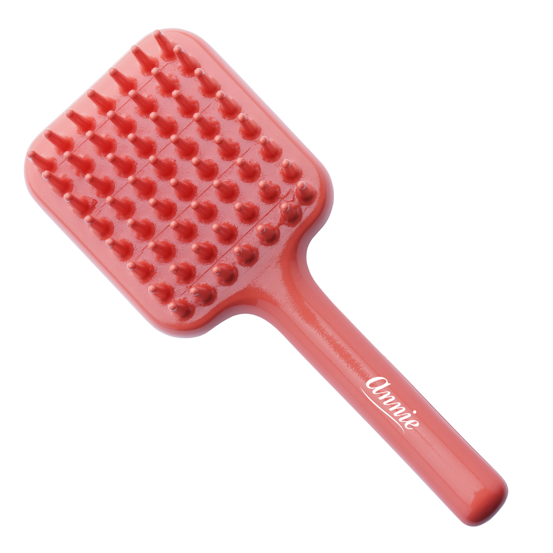 Annie Effortless Detangler Paddle Brush, 1 Count, Orange
