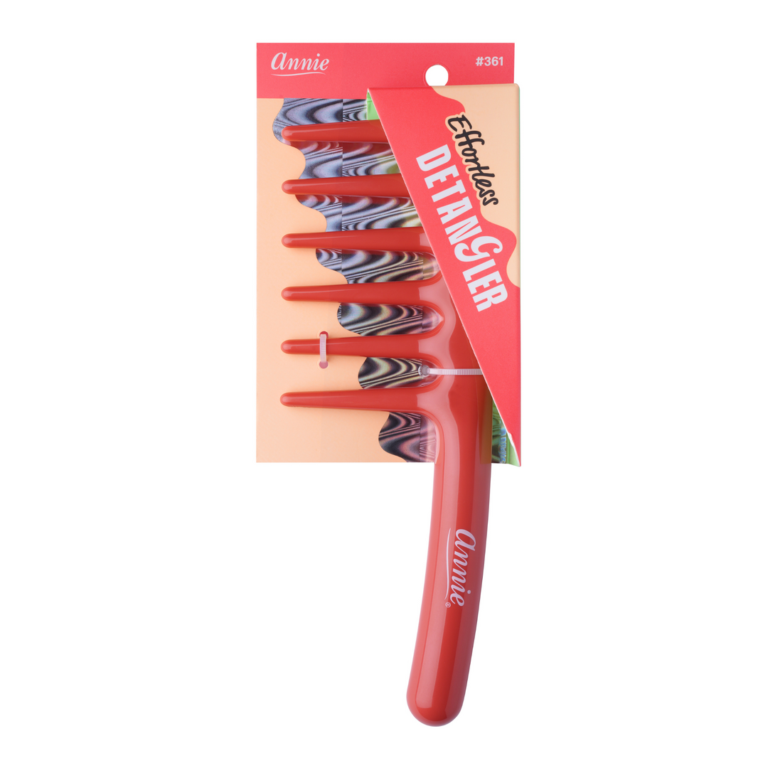 Annie Effortless Detangler Comb, 1 Count, Orange