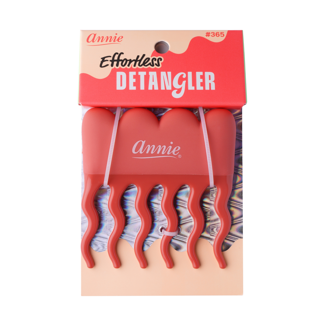 Annie Effortless Detangler Wavy Pik, 1 Count, Orange