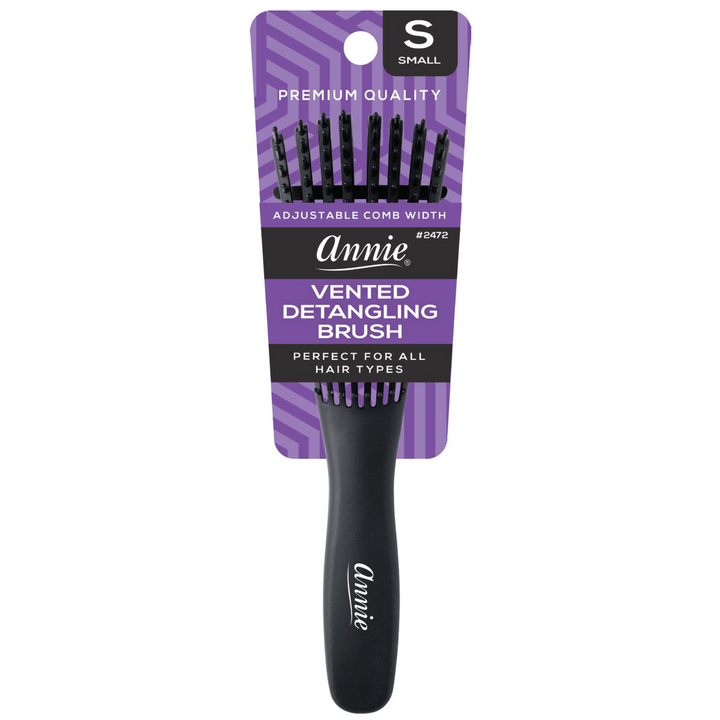 Annie Vented Detangler Brush Small, 1 Count, Assorted Colors
