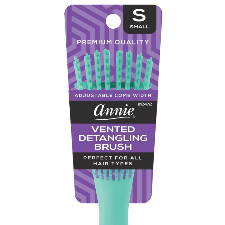 Annie Vented Detangler Brush Small, 1 Count, Assorted Colors