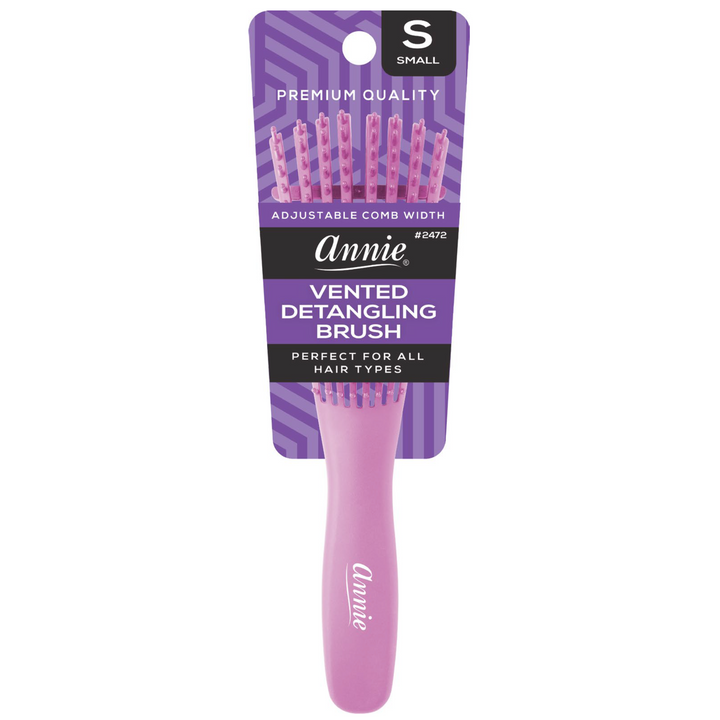 Annie Vented Detangler Brush Small, 1 Count, Assorted Colors
