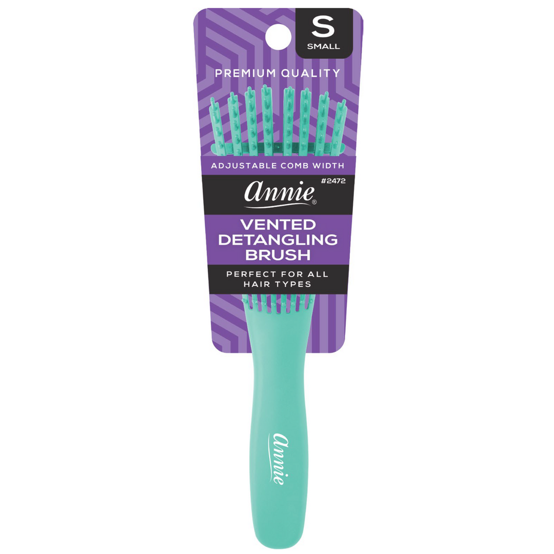 Annie Vented Detangler Brush Small, 1 Count, Assorted Colors