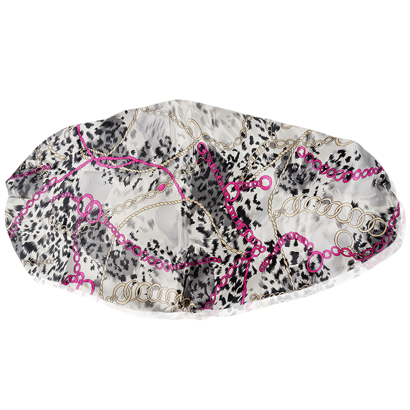Ms. Remi Deco Silky Satin Braid Bonnet Ultra Jumbo, 1 Count, Assorted Patterns