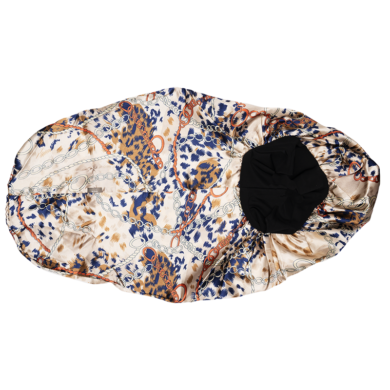 Ms. Remi Deco Silky Satin Braid Bonnet Ultra Jumbo, 1 Count, Assorted Patterns