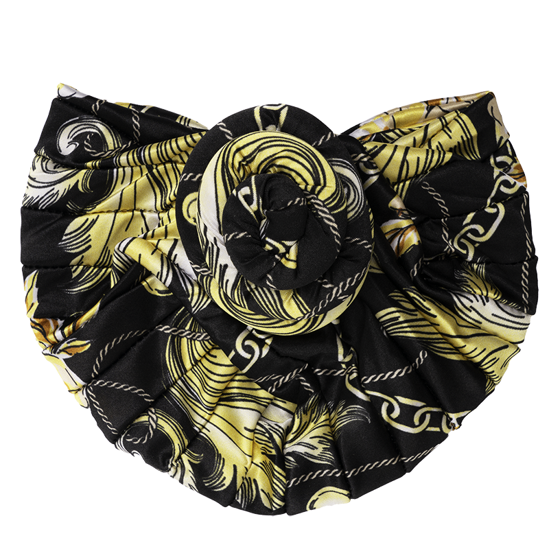 Ms. Remi Silky Top Knot Pre-Tied Turban, 1 Count, Assorted Patterns 2