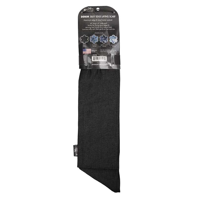Ms. Remi Denim Silky Edge Laying Scarf 60 Inch, 1 Count, Assorted Patterns