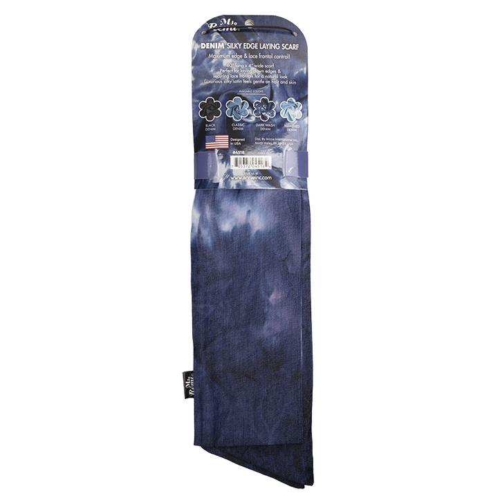 Ms. Remi Denim Silky Edge Laying Scarf 60 Inch, 1 Count, Assorted Patterns