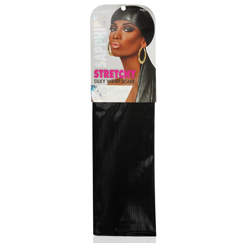 Ms. Remi Sapphire Silky Wrap Scarf 60 Inch, 1 Count, Assorted Colors
