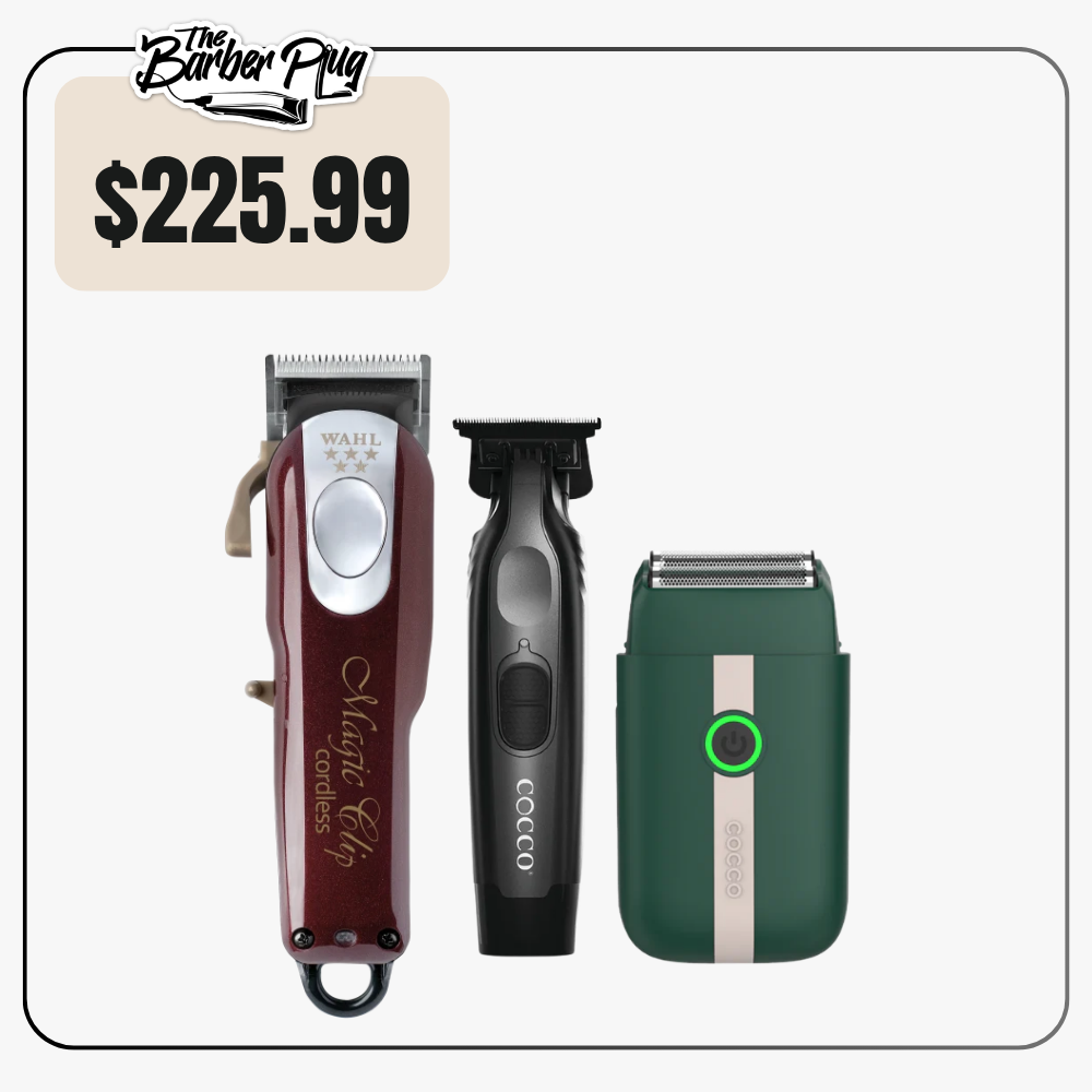 Wahl Magic Clip Bundle with Cocco Hyper Veloce Trimmer and Cocco Lite Shaver