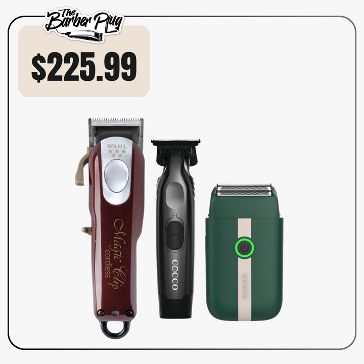 Wahl Magic Clip with Cocco Hyper Veloce Trimmer and Cocco Lite Shaver Combo
