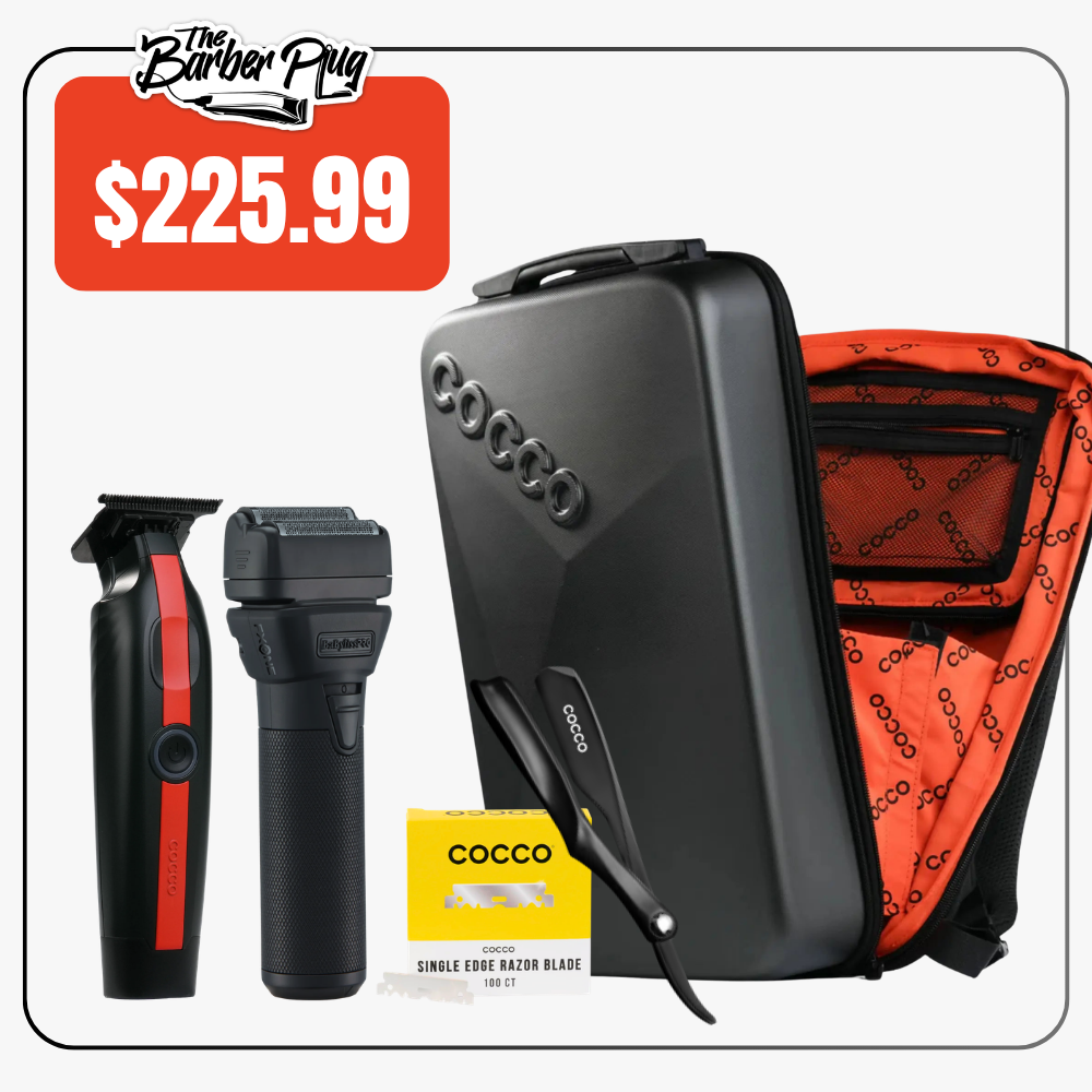 Babyliss FX One Shaver with Cocco Trimmer Bundle (Free Backpack and Blades)