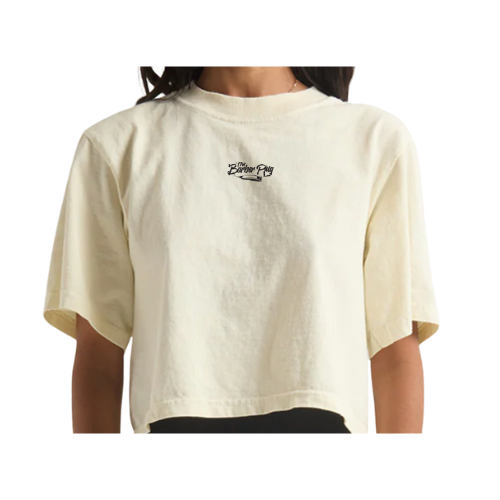 Barber Plug Heavy Weight Women's Crop Top
