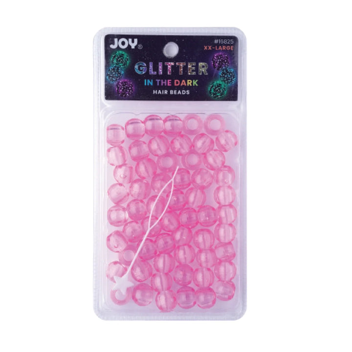 Joy Round Hair Beads XX-Large Glitter Glow