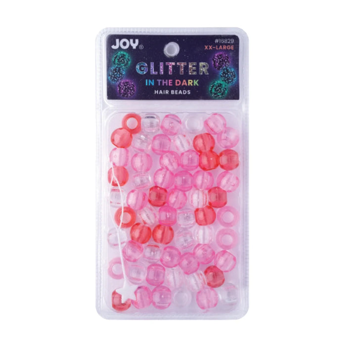 Joy Round Hair Beads XX-Large Glitter Glow