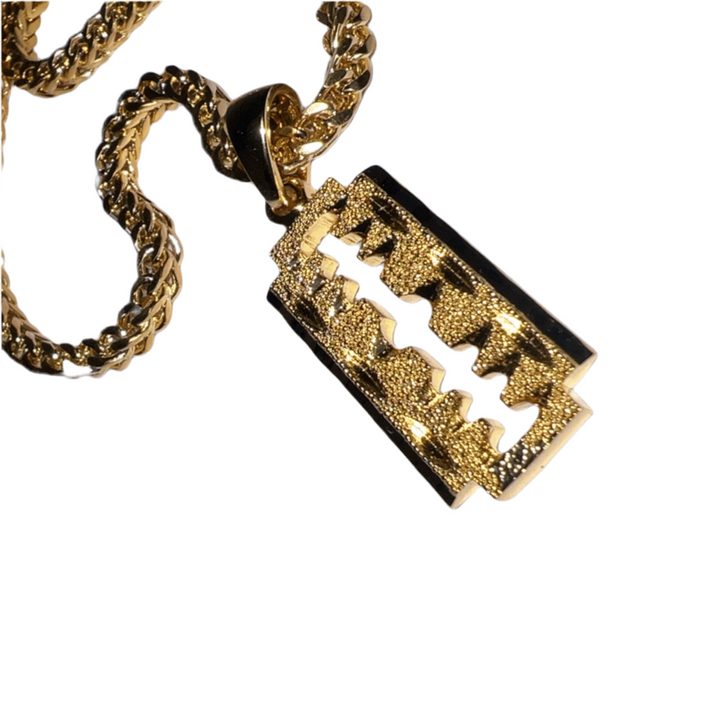 RAW N UNKUT RAZOR BLADE PENDANT