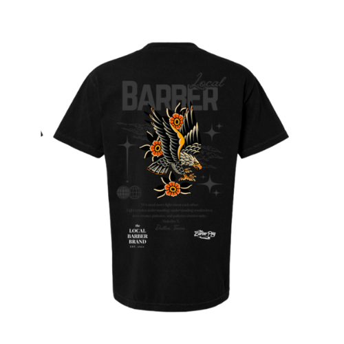 Camiseta de edición limitada de la colaboración Barber Plug x Local Barber