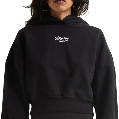 Barber Plug Cropped Hoodie