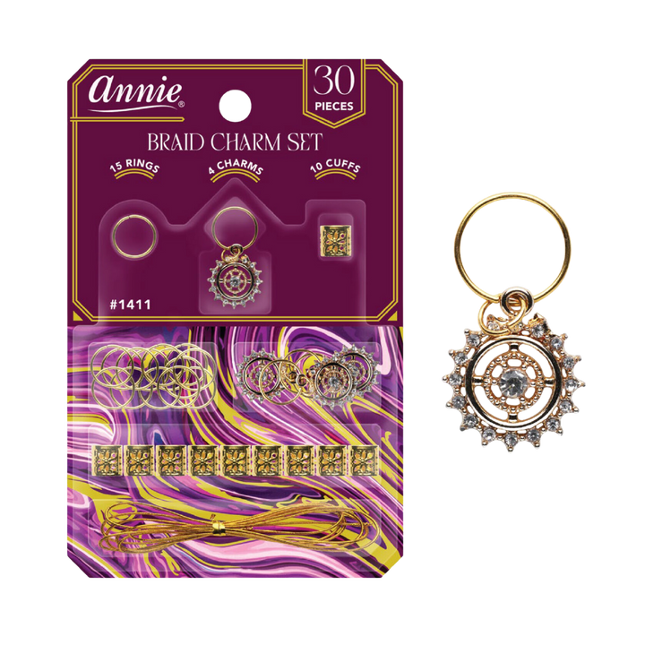 Annie Braid Charm Set, Diamond Circle