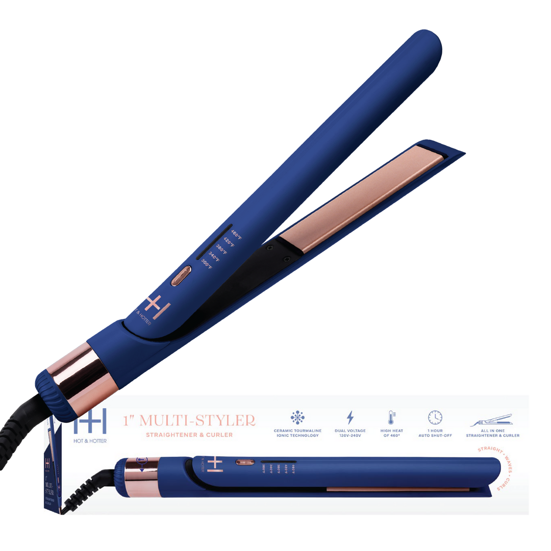 Hot & Hotter Multi-Styler 1 Inch, 1 Count, Blue