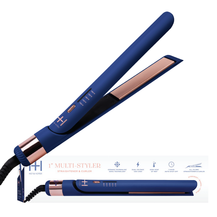 Hot & Hotter Multi-Styler 1 Inch, 1 Count, Blue