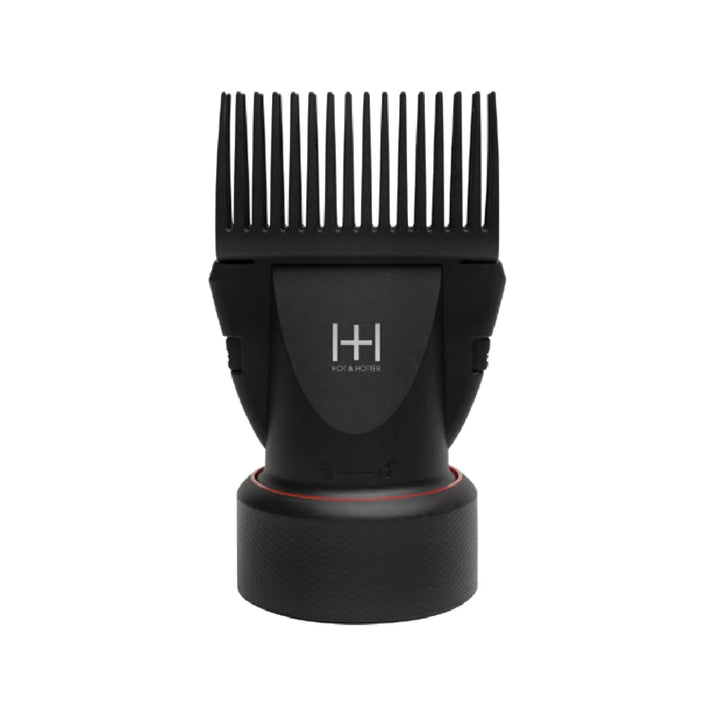 Hot & Hotter 2 in 1 Twist & Lock Concentrator Pik Hair Dryer Attachment, 1 Count, Black
