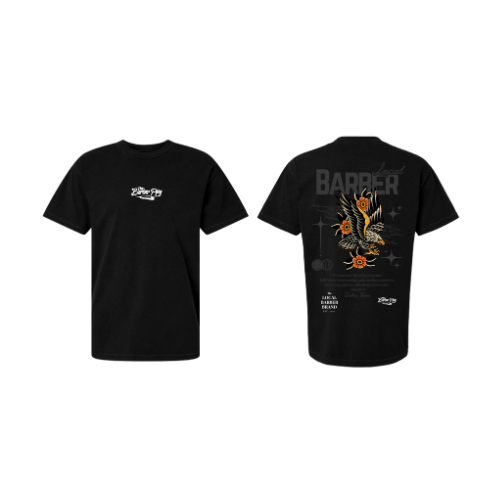 Camiseta de edición limitada de la colaboración Barber Plug x Local Barber