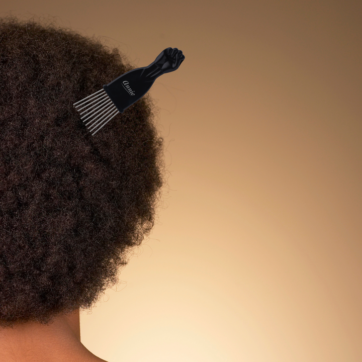 Annie Afro Styling Pik 2.5 Inch Short, 1 Count, Black