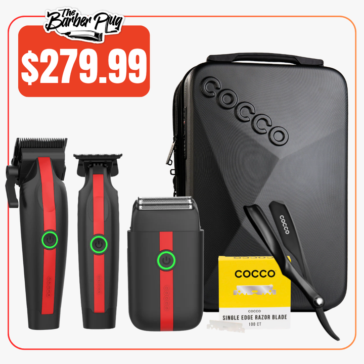 Cocco Lite Clipper, Trimmer and Shaver Combo (Free Backpack and Blades)
